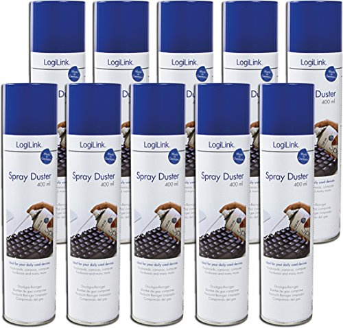 LogiLink Druckluftspray 400ml (10, 400 ml)