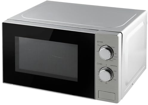 MICROONDAS 700 WATIOS 20 LITROS INOXIDABLE GRILL