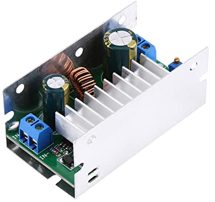 200 W DC-DC Boost Converter 6-35 V to 6-55 V Step Up Charger Power Module con carcasa de aluminio [Clase de eficiencia energética A]