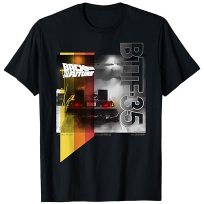 Back To The Future 35th Anniversary DeLorean Smoke T-Shirt