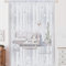 AIZESI 1PCS String Bead Curtain Silver 100x200cm Beaded Boor Curtains Crystal Beads Curtain Glitter Beaded Doorway Curtain Home Decor Tassel String Curtain Panel Room Divider Curtain Doorway Curtains