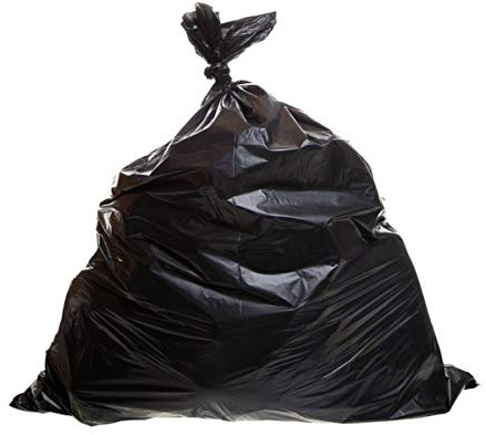 (50 Stück) Müllsäcke 60 Liter, schwarze Müllsäcke 60 x 70 cm, Müllsäcke stark 29 µm, Müllbeutel (50)