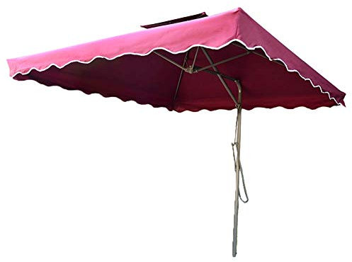 2.5 * 2.5m Square Cantilever Hanging Umbrella, Canopy Sun Shade Banana Parasol with Cross Base Sun Protection for Outdoor/Gardens/Balcony/Patio Tent Parasol good