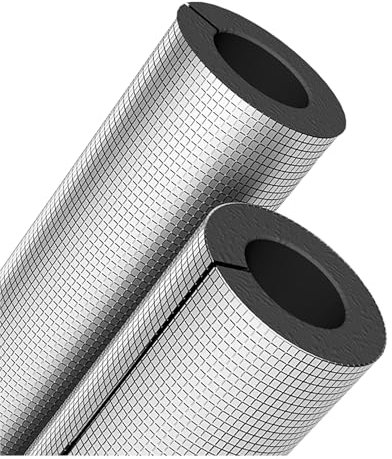 JOSKAA Rohrisolierung Selbstklebend, Rohr Frostschutz Isolierrohr Schaumstoffe, ID 22-110Mm, Elastisch Wasserdicht Flexibel Isolierungsrohr Für Rohrisolierung Außen (Color)