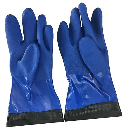 Homoyoyo Extended Industrial Pvc Gloves Oil Resistant Thicken Wear Resistant Gloves for Safety Work Use
