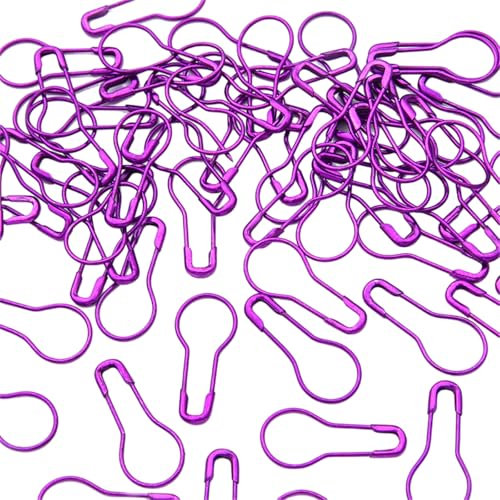 Gissroys 100Pcs Colorful Pin Knitting Bloccaggio Marker Clip Uncinetto di Bloccaggio Punto Marker Knitting Crochet Accessori