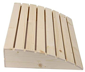 Abaodam Ergonomische Saunakopfstütze Aus Robustem Holz Gebogenes Design Für Natürlichen Komfort Langlebiges Saunazubehör Für Sauna Und Dampfbad Zuhause Saunafans