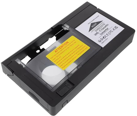 Veemoon Vhs-c Cassette Adapter for Video Tape Playback and Conversion, Sturdy Plastic Material Compatible with Jvc and Vhs-c Camcorders, Suitable for Portable and Versatile Video Devices