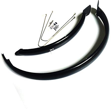 AYKNINGD Fahrrad Schutzblech 16-Zoll-20-Zoll-Fahrradfender-Kotflügel for MTB Fahrradfront- und hintere Schlammschutz-Chrom-Kunststoff-Bike-Zubehör(20 inch)