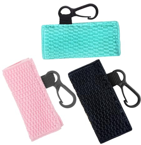 iplusmile 3pezzi Porta Balsamo Per Labbra in Maglia Portarossetto e Portalucidalabbra Borsa Portatile Con Portachiavi Per Viaggi e Uso Quotidiano