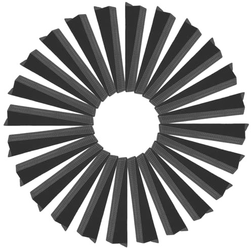 UKCOCO 98 Cuñas Niveladoras Reutilizables de Plástico Negro para Baldosas de Suelo y Pared, Espaciadores de Baldosas para Sistema Nivelación Azulejos, Herramienta para Colocación