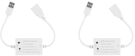 Aundhegrtt 2X Interruptor USB Zigbee Tuya, Controlador de Interruptor Inteligente USB, Módulo Controlador de Interruptor de Disyuntor para Electrodomésticos Zigbee