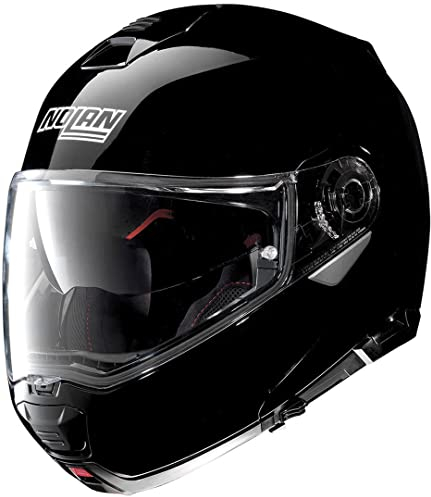 Nolan N100-5 Classic N-Com fällhjälm XXL (64) svart Helt ansikte XS svart