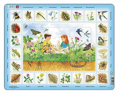 Puzzle 48 Teile - Rahmenpuzzle - Auf der Wiese