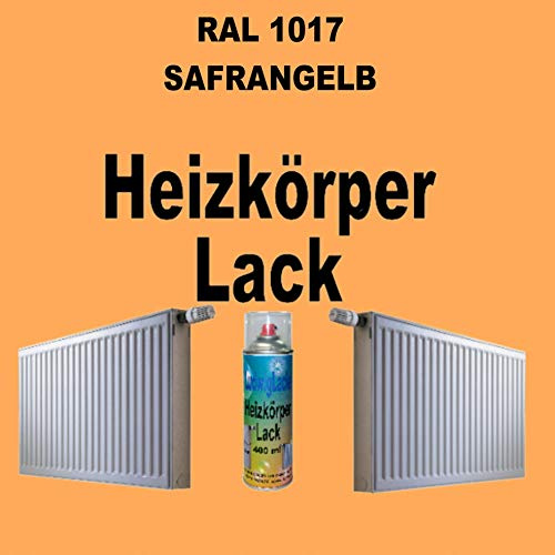 LudwigLacke Heizkörperlack Spray RAL 1017 SAFRANGELB 400 ml