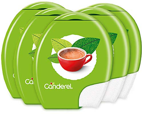 Canderel Stevia Sweetener Blend - Zero Calories and Diabetic Friendly Sugar Alternative - 100 Tablets (Pack of 5)