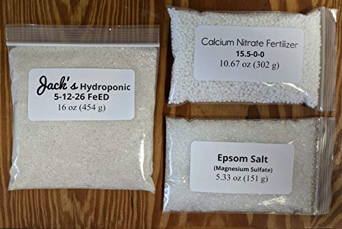 Jack's 321 Hydroponic Nutrients Fertilizer Plant Food - 2 lb Kit
