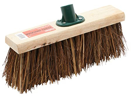 ProDec 13 Natural Palmyra Fibre Stiff Yard Broom Head | for Heavy Duty Outdoor Sweeping