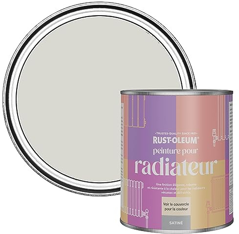 Rust-Oleum Brown Heat Resistant Radiator Paint in Satin Finish - Mocha 750ml