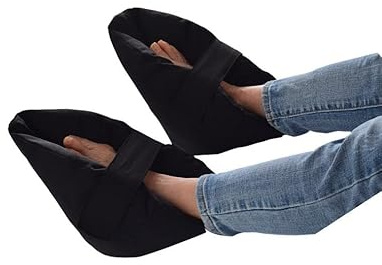 OhMill 1 Paire Talonnière Anti Escarres Support de Cheville Coussin Anti Escarres Pieds et Coudes pour Protège Talon Prévention des Escarres pour Lit ou Fauteuil Roulant