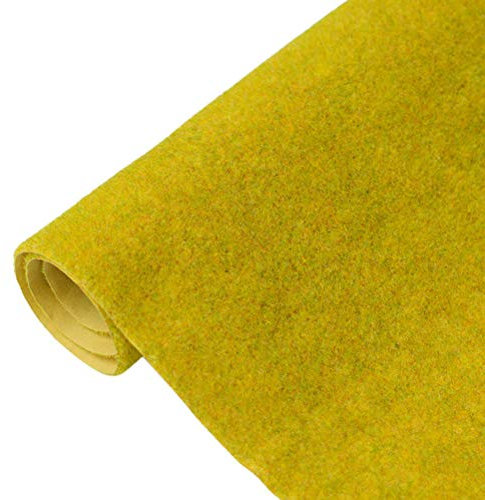 Kunstrasenmatte, Grasteppichmatte, Dekorative Wiese, Miniaturgarten, Bau, Grasmatte, Dekoration, 100 X 40 Cm (Golden)