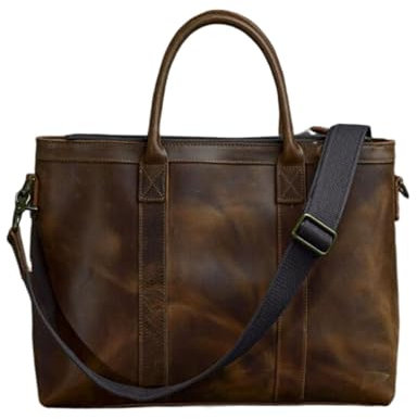 Lejdi Retro-Herrenhandtaschen aus echtem Leder, Umhängetaschen, Messenger-Taschen, Laptop-Taschen, Aktentaschen, Tragetaschen, 15,7 Zoll