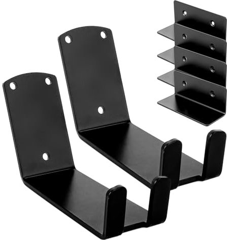 LDHHYH 2 Stück Fahrrad Wandhalterung, Pedalaufhängung Mit Stützwinkel, Fahrradhalterung Wand, Fahrradhalter Wand Pedalaufhängung, Fahrrad Aufhängung, Wandhalterung Fahrrad für MTB, E-Bikes, Rennrad