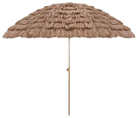 Xalteafe Sombrillas Tiki De Paja,Sombrilla De Paja para Playa Y Terraza En JardíN,Sombrilla Tropicale De Paja para Exterior,Plegable,PortáTil,Sombreado,Apto para Jardines,Playas,Restaurante