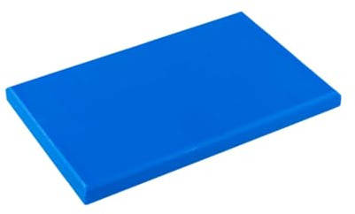 Topatupa - Planche à découper professionnelle en polyéthylène antidérapante - 40 x 30 x 2 cm (Bleu)