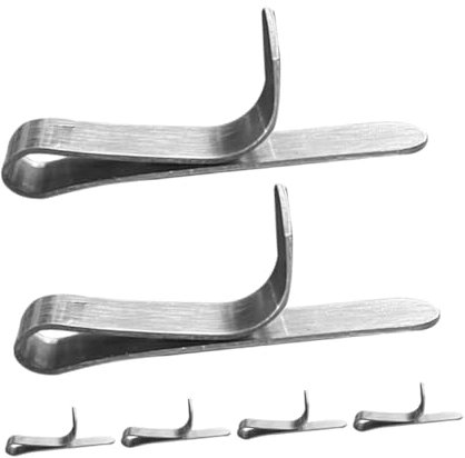 MAGICLULU 6pièces Anneaux à Gâteau Clips De Fixation Pour Cercles à Gâteaux Et Dessert Acier Inoxydable Pinces Pour Moules à Gâteaux Et Fournitures De Cuisine