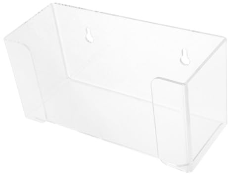 MOTHNUR Wall Mount Glove and Dispenser Acrylic Storage Box Holder for Laboratory and Use
