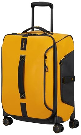 Samsonite Paradiver Light - Handgepäck Koffer 55 x 40 x 23 cm, Weichgepäck Kabinenkoffer für EasyJet, Wizz Air & die meisten Airlines, 48L, Gelb (Yellow)
