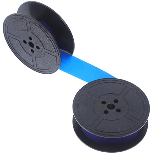 Blaues Nylon Schreibmaschinenfarbband für Mechanische Typenmaschinen | Anti Wear, Klare Schrift ohne Verblassen, Kompatibel mit Feiyu, Hero und Changkong