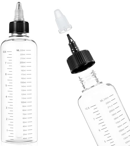 Thrymme 2 Pack Hair Oil Applicator, Refillable Hair Applicator Bottle, Soft Squeeze Hair Oil Bottle for Targeted Scalp Care and Hair Styling