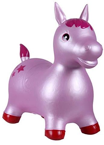 ARBO-INOX® Hüpfpferd Hüpftier Kinderhüpfpferd (Pink)