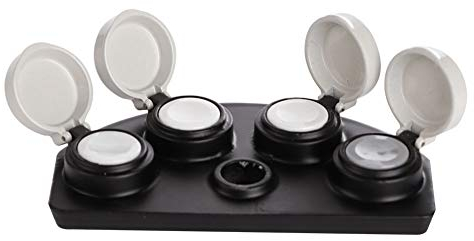 Uhrenreparaturzubehör, professionelle Amti-Staub wiederverwendbare Uhrenöler-Schale Metallmaterial Leicht zu reinigen mit Abdeckung für Uhrmacher