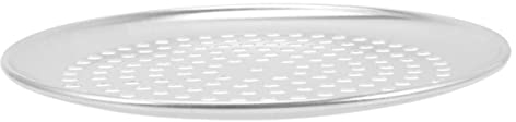 Zerodeko Perforated Pizza Pan Aluminum Alloy Round Baking Tray for Oven