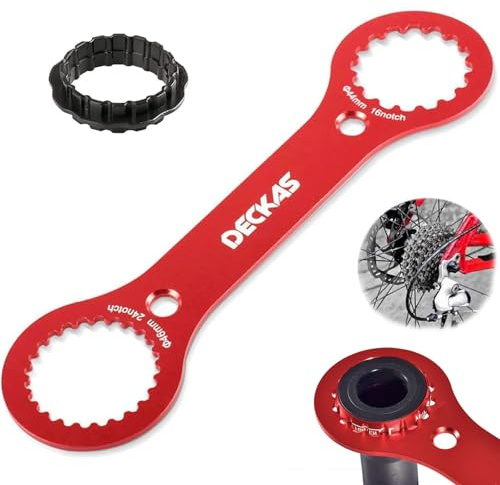 sunnilly BB Werkzeugschlüssel Kurbelschlüssel für Mountainbikes Werkzeug für Schraubenschlüssel Zentralbewegungsschlüssel 16 24 Kerbe Dub/Tl-Fc32 Reparaturwerkzeug Adapter
