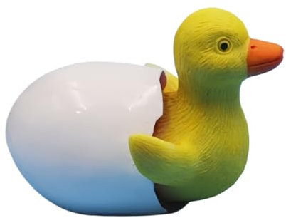 Duck Figure - Yellow Duck Figurines | Sculpture Decorations Toys Ornament Hatching Duckling Display Accessories For Desk Shelves Garden