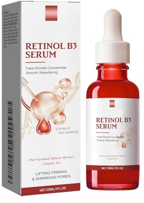 Siero Viso Al Retinolo - Antirughe, Rassodante E Idratante, Adatto A Tutti I Tipi Di Pelle, Riduce Le Linee Sottili, Stimola Il Collagene, Migliora La Luminosità Della Pelle.(1PCs)