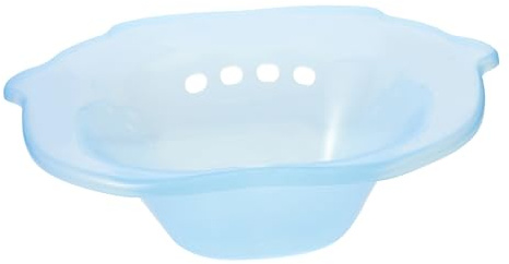 SAFIGLE Sitzbadewanne Sitzbad Für Frauen Postpartal Aus Robustem Kunststoff Blau Mit Toilettenfunktion Ergonomisch Geformt Zur Dammpflege Und Hämorrhoidenlinderung