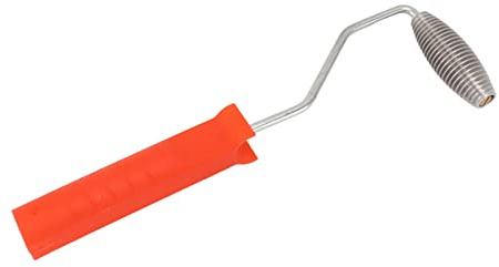 Generic Fiberglass Paddle Roller Comfortable Aluminum Bubble Roller for Screen Repair, Bathtubs, Yacht Repairs (B)