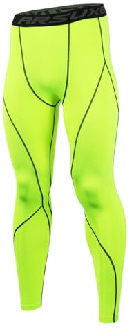 ARSUXEO Course à Pied pour Hommes Leggings Collants de Compression Pantalon de Sport Couche de Base Sport Legging K3 Green XL