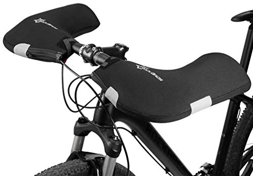 ROCKBROS Handlebar Covers Cold Weather Mountain Bike Handlebar Warmers Windproof & Coldproof Commuter MTB Bicycle Bar Warmer Covers