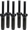 Toro 53460 Lot de 5 arroseurs escamotables à buse réglable de 10,2 cm et 4,6 m, Noir