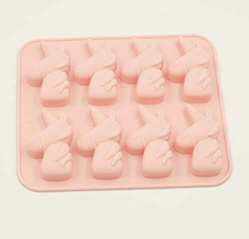 Selecto Bake Einhorn-Silikonformen, Silikon-Einhornkopf-Formen für Schokolade, Kuchen, Seife, Eiswürfel