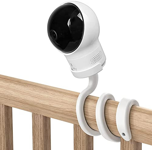 HOLACA Babyphone mit Kamera Halterung für eufy Security SpaceView Babyphone mit 5 Zoll LCD-Display, Spaceview Pro und Spaceview S Babyphone, Flexible Drehhalterung