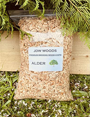 10 Litres Alder BBQ Smoking Wood Chips Food Smoker Wood Chips Quality Food Smoking Wood Chips Cold/Hot Smoking