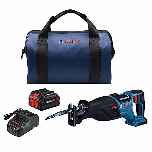 BOSCH GSA18V-110B14 PROFACTOR™ 18V 1-1/8 in. reciprocating saw kit with (1) CORE18V 8.0Ah PROFACTOR™ Performance Battery