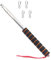 Difounmas 2.5m Teleskop Fahnenmast Set Edelstahl Teleskop Fahnenstange Handheld Fahnenstange mit 4 Stücke Karabinerhaken für Reiseleiter Camping Lehrer Ausflüge Wettbewerbe (Orange)